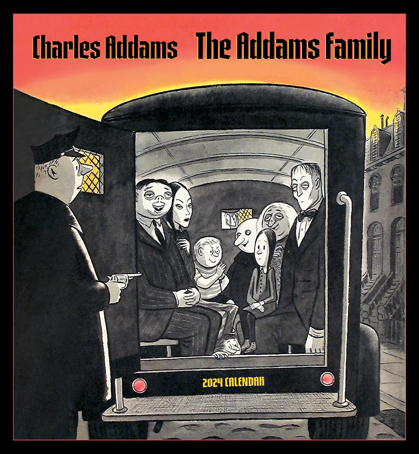 2024 Charles Addams: The Addams Family - Square Wall Calendar