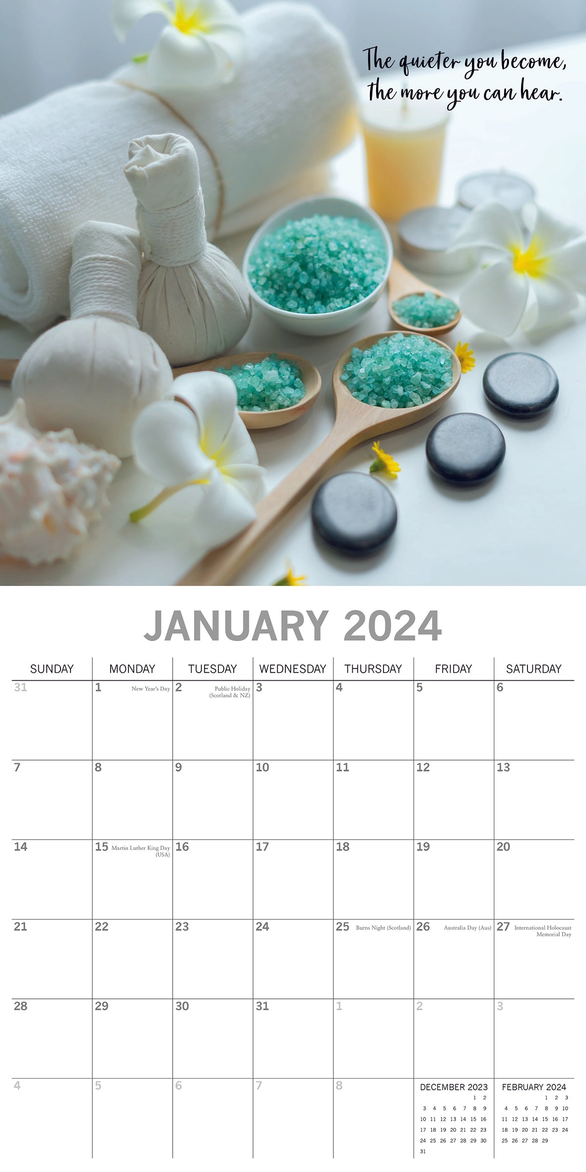 Now And Zen 2024 Wall Calendar 