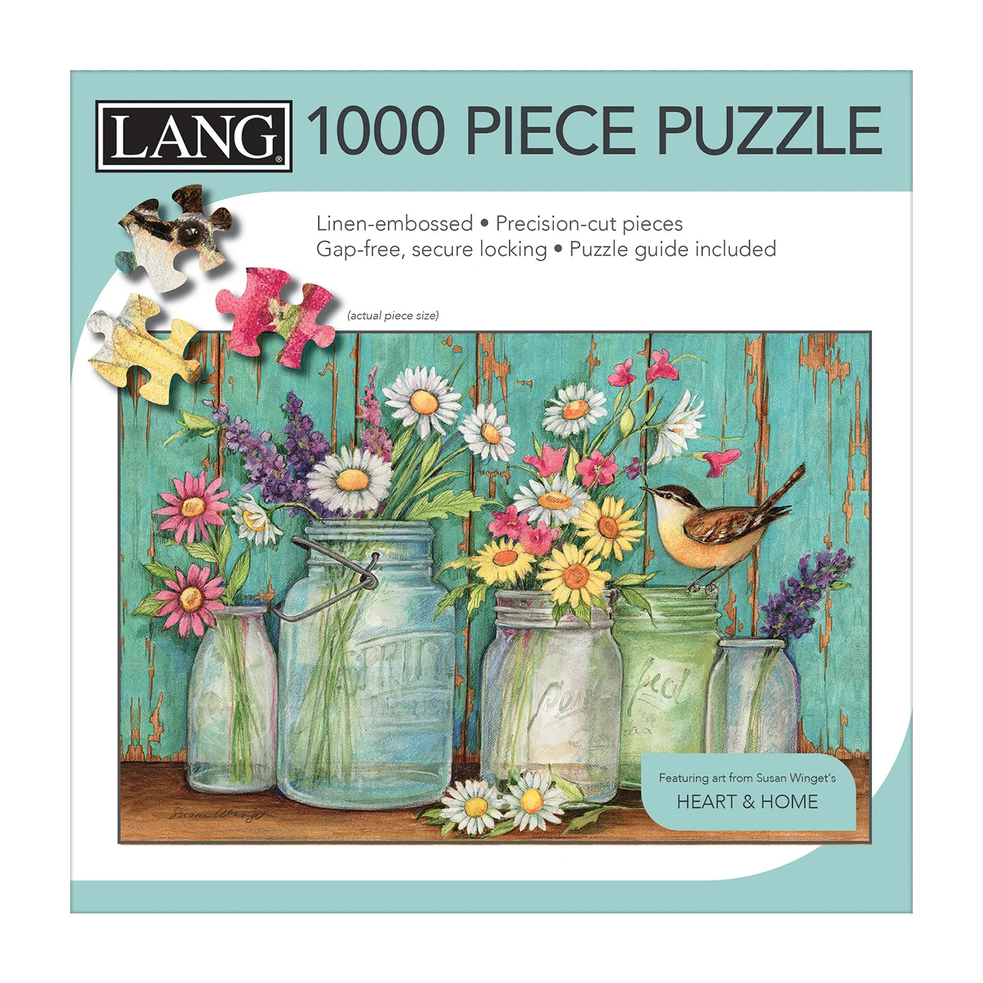 LANG Mason Flowers - 1000pc Jigsaw Puzzle