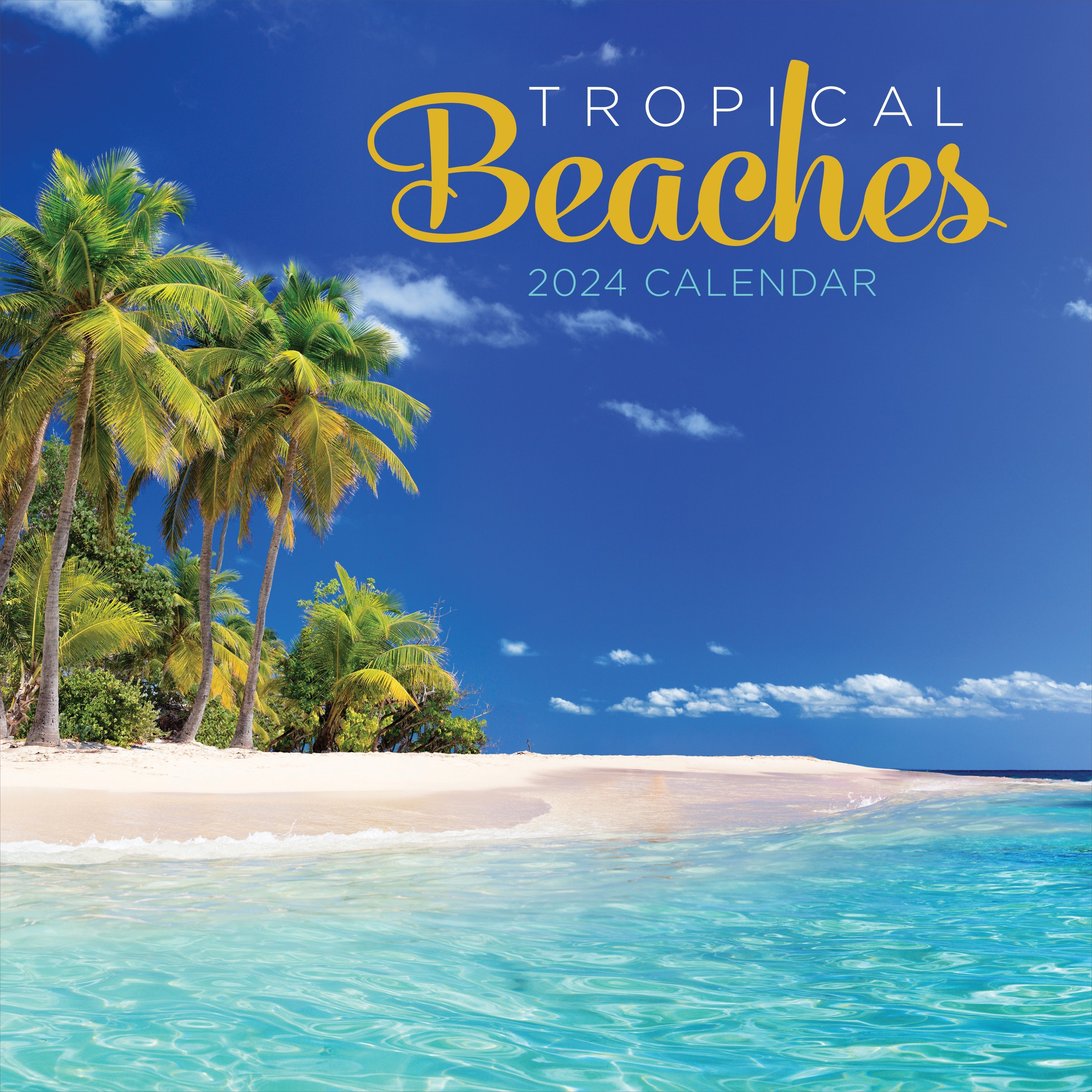 2024 Tropical Beaches - Square Wall Calendar US