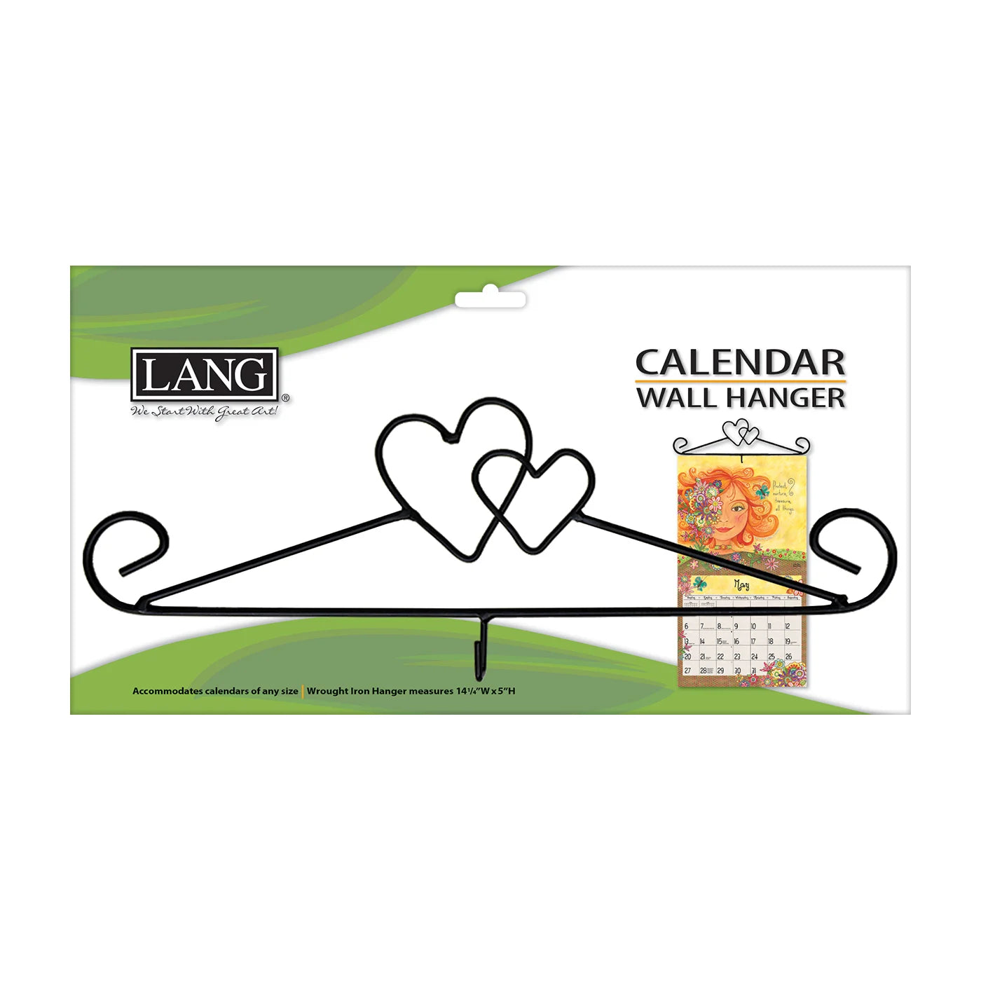 LANG Heart Calendar Wall Hanger (Fits All Wall Calendars) - Calendar Accessories