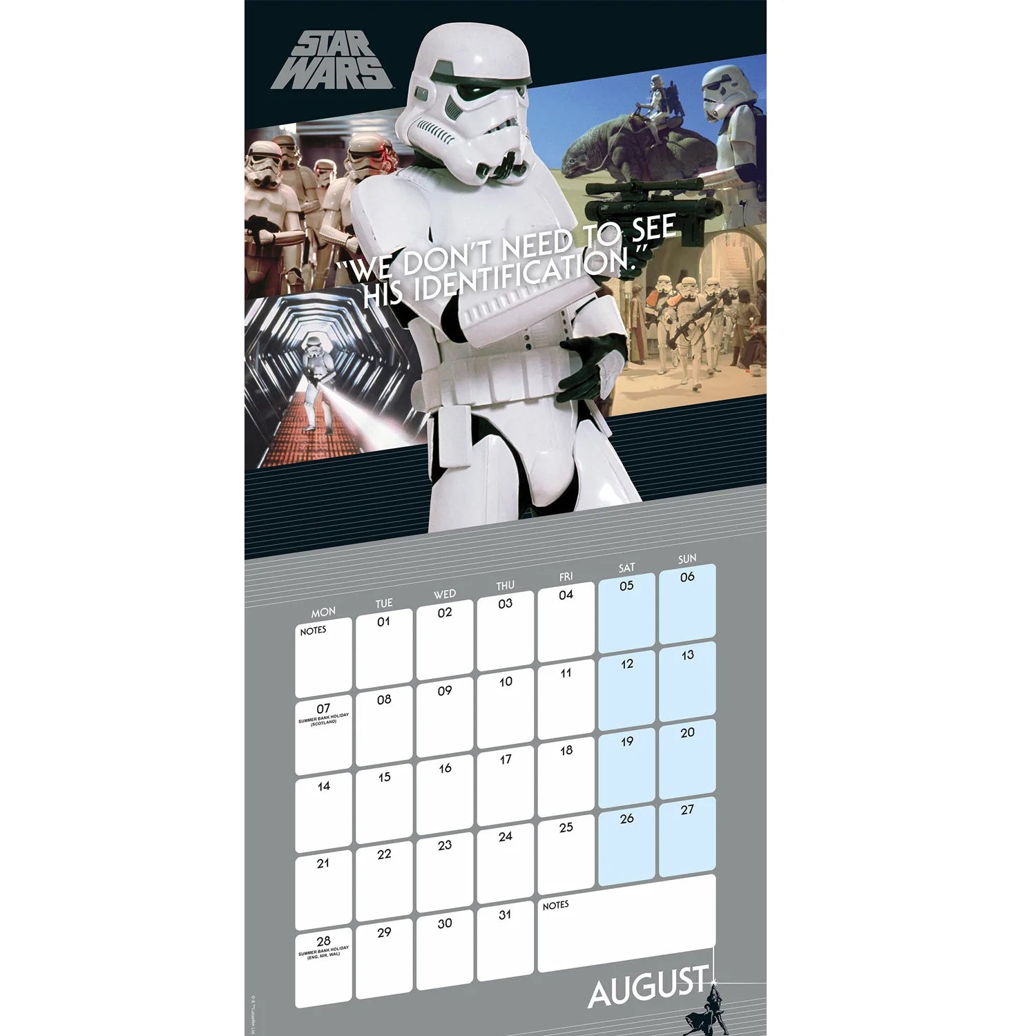 2023 Star Wars (Official) - Square Wall Calendar