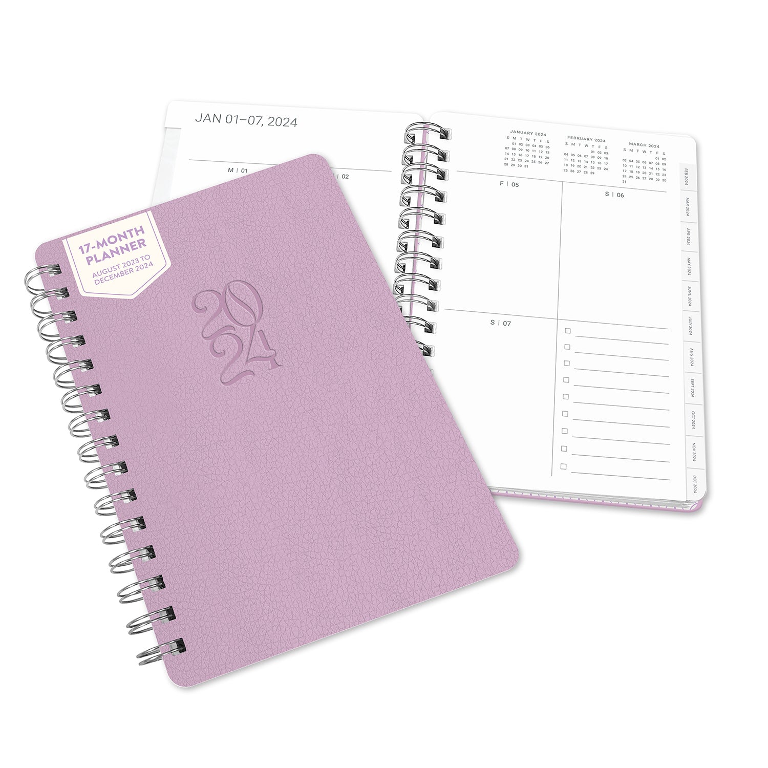 2024 Lilac - Agatha Monthly & Weekly Diary/Planner  SOLD OUT