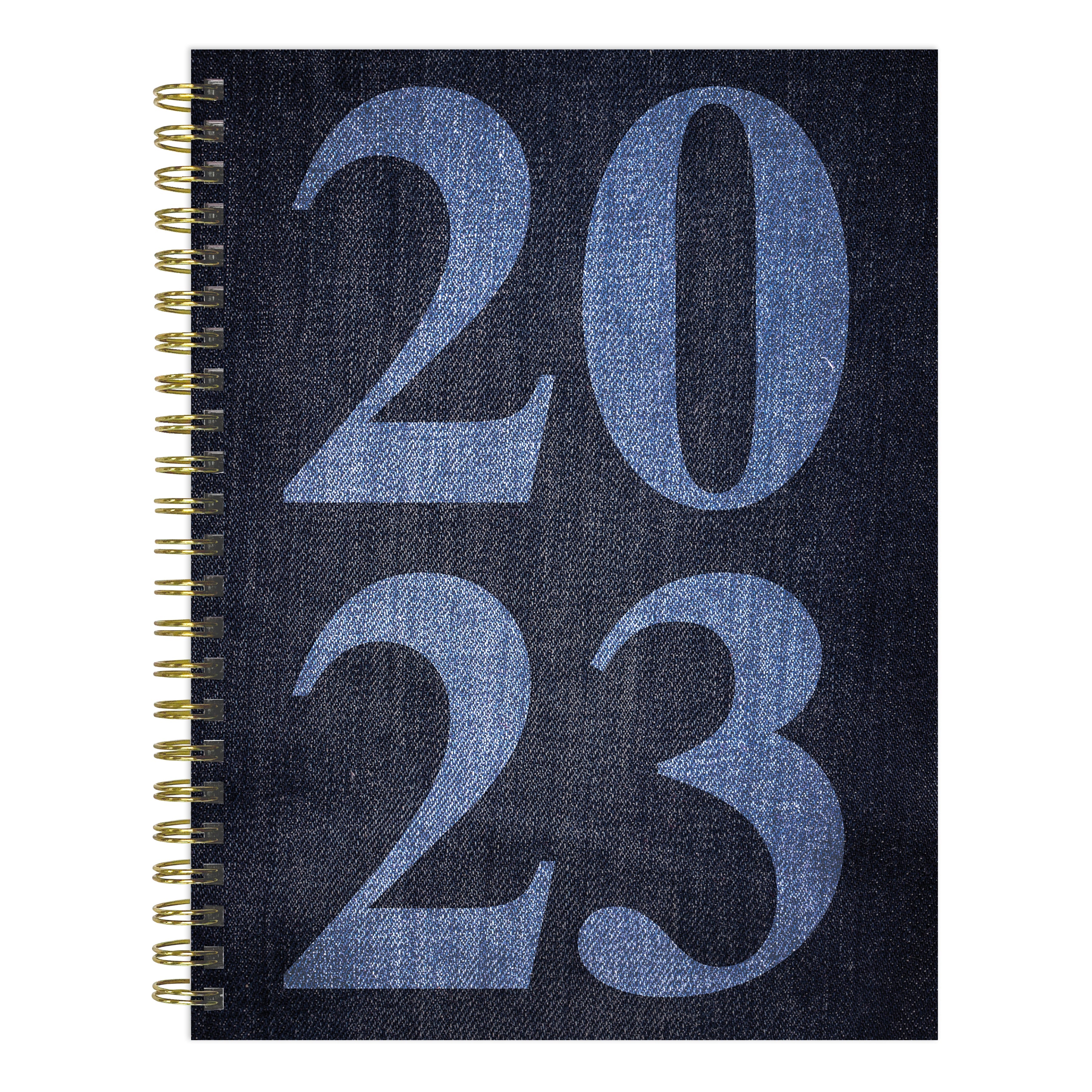 2023 Dark Wash - Medium Weekly, Monthly Diary/Planner