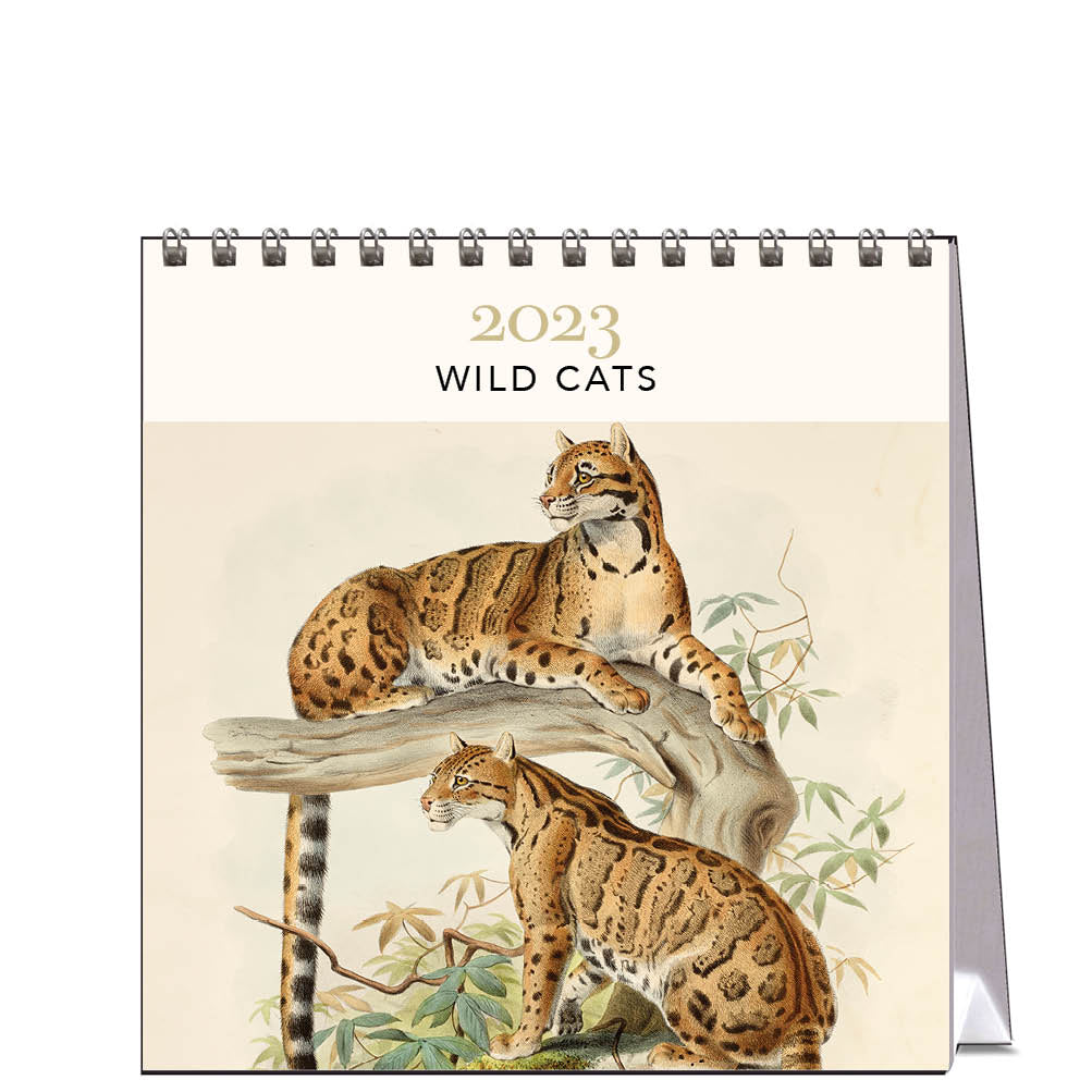 2023 Wild Cats - Desk Easel Calendar