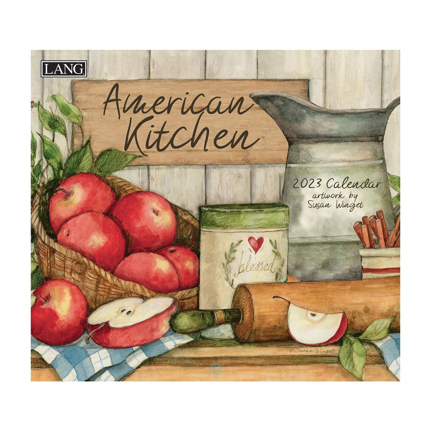 2023 LANG American Kitchen by Susan Winget - Deluxe Wall Calendar
