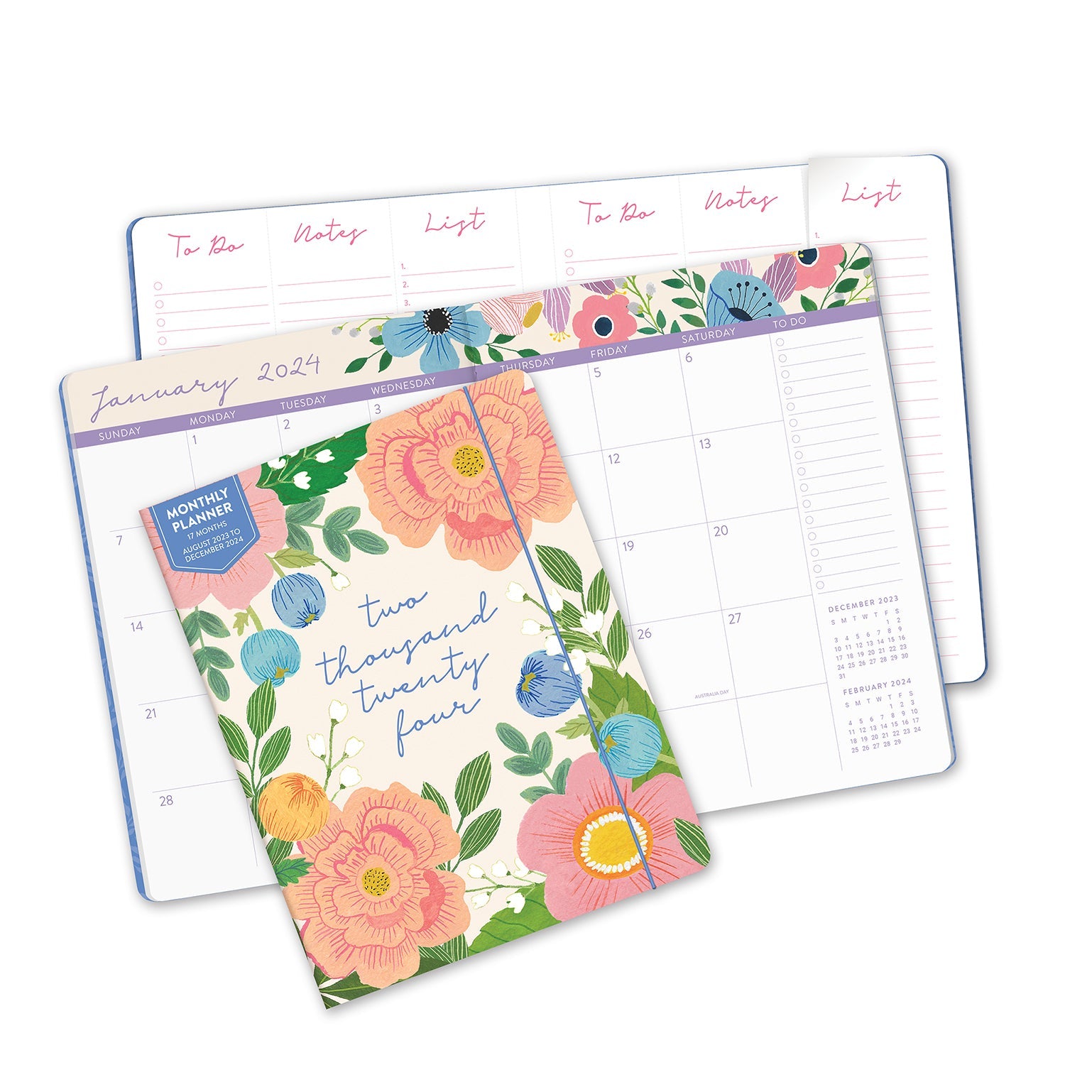 2024 Bella Flora - Just Right Monthly Diary/Planner  SOLD OUT