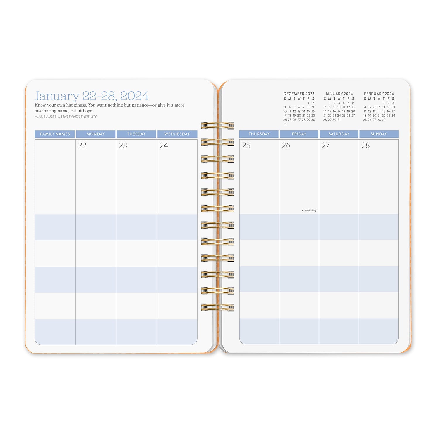 2024 Fruit & Flora Do It All - Monthly & Weekly Diary/Planner
