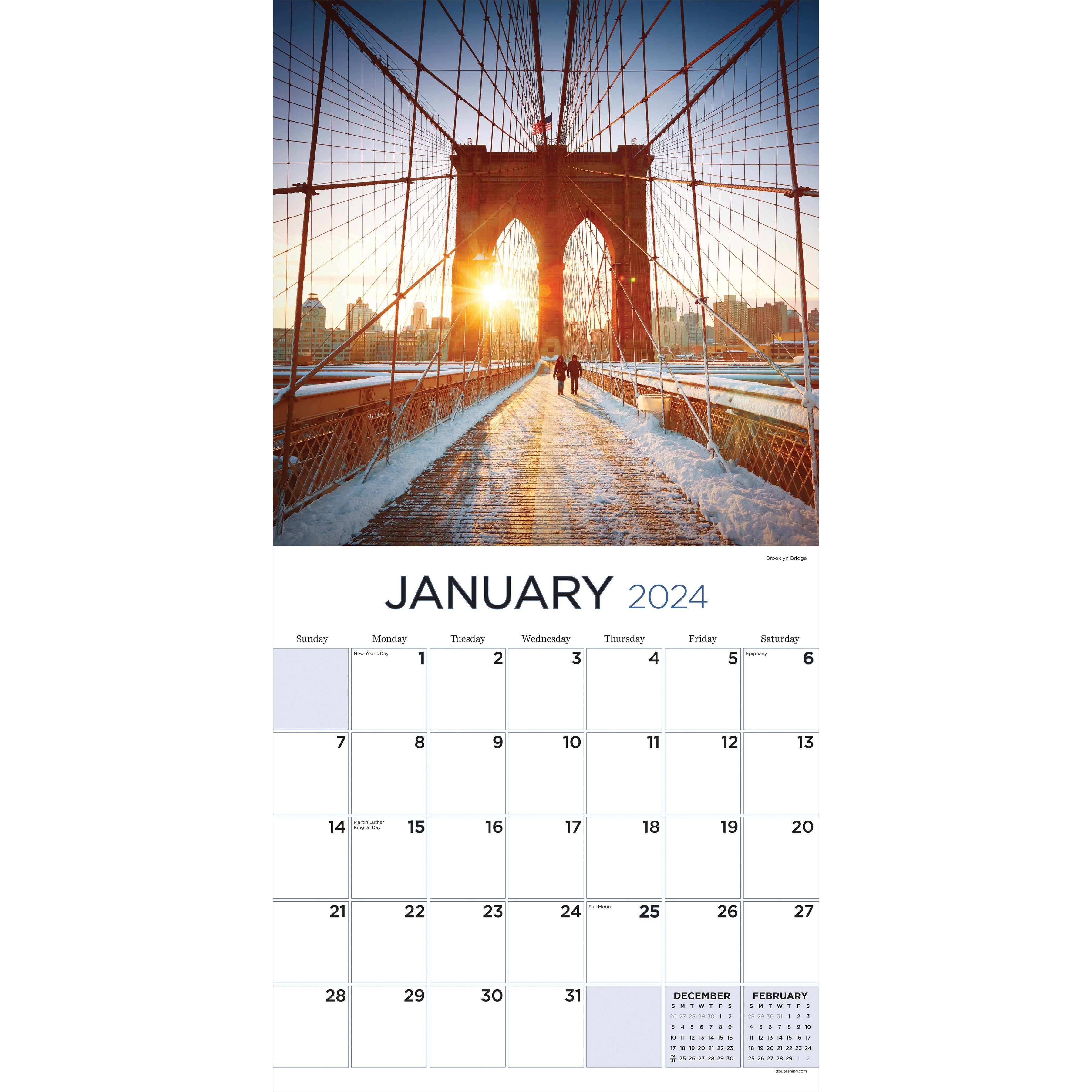 2024 NYC - Square Wall Calendar US