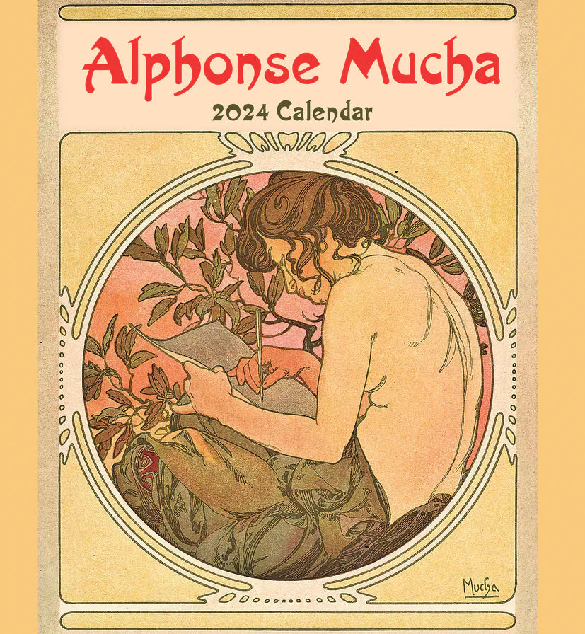 2024 Alphonse Mucha - Square Wall Calendar