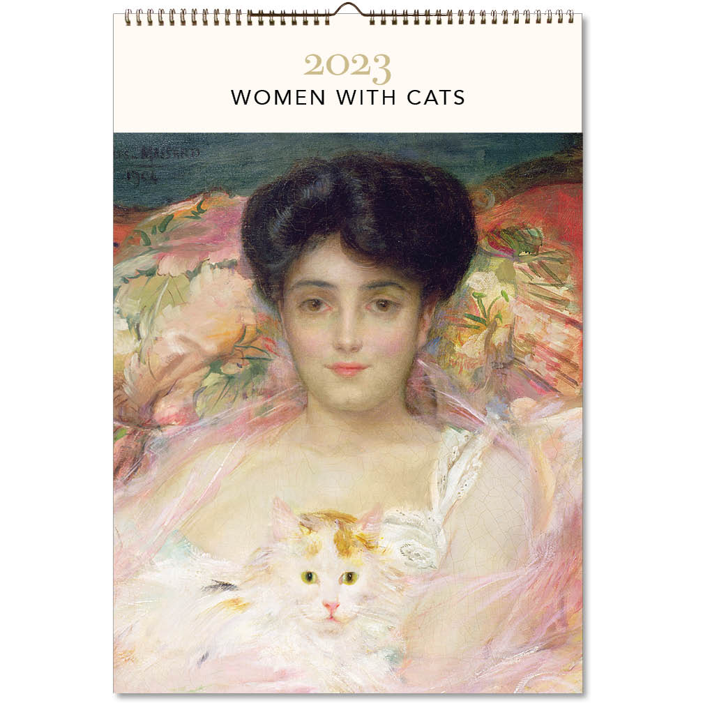 2023 Women with Cats (Large) - Deluxe Wall Poster Calendar