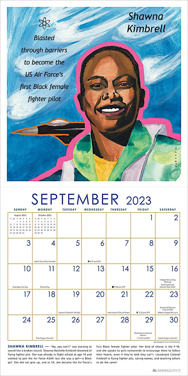 2023 Women Who Rock Our World - Square Wall Calendar