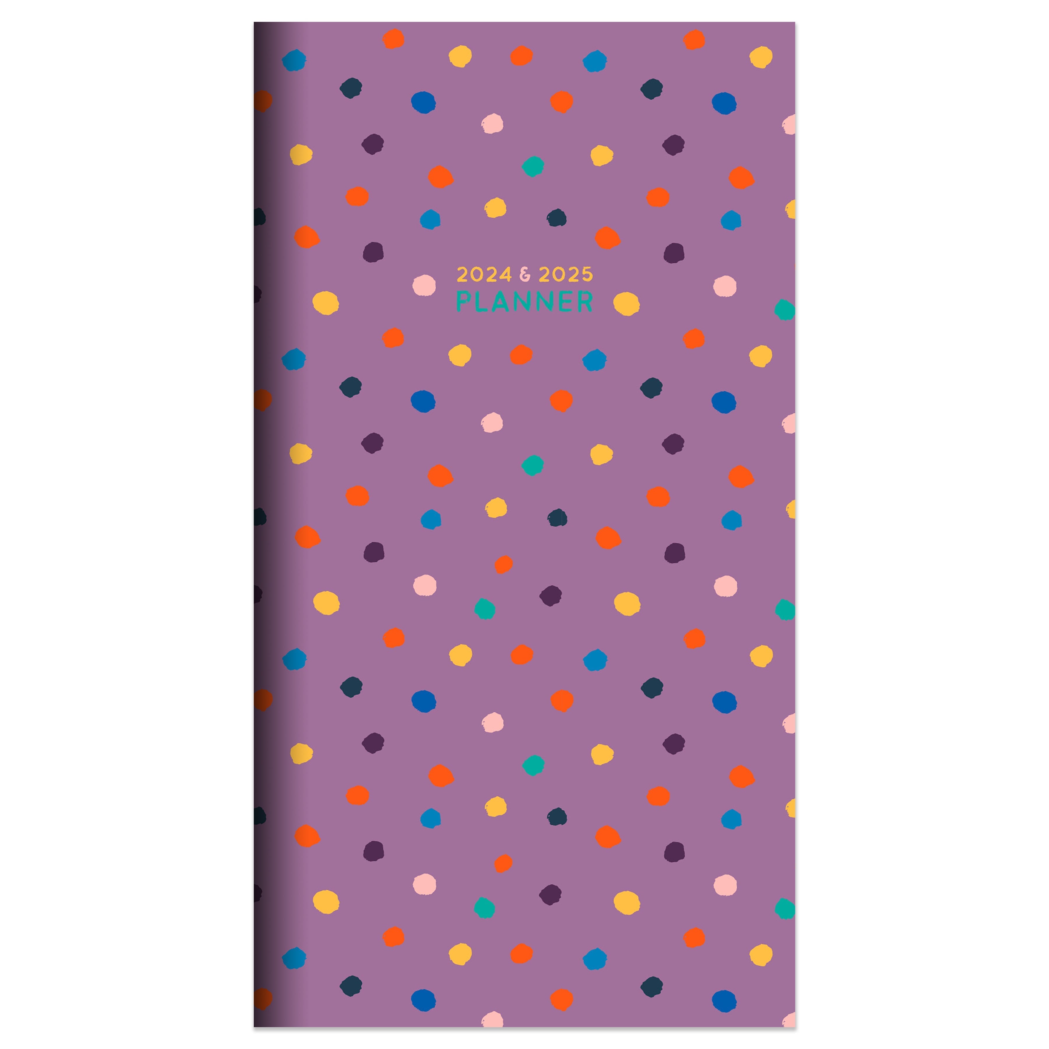 2024-2025 Polka & Purple - Small Monthly Pocket Diary/Planner US