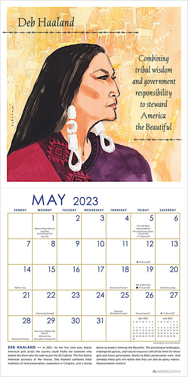 2023 Women Who Rock Our World - Square Wall Calendar