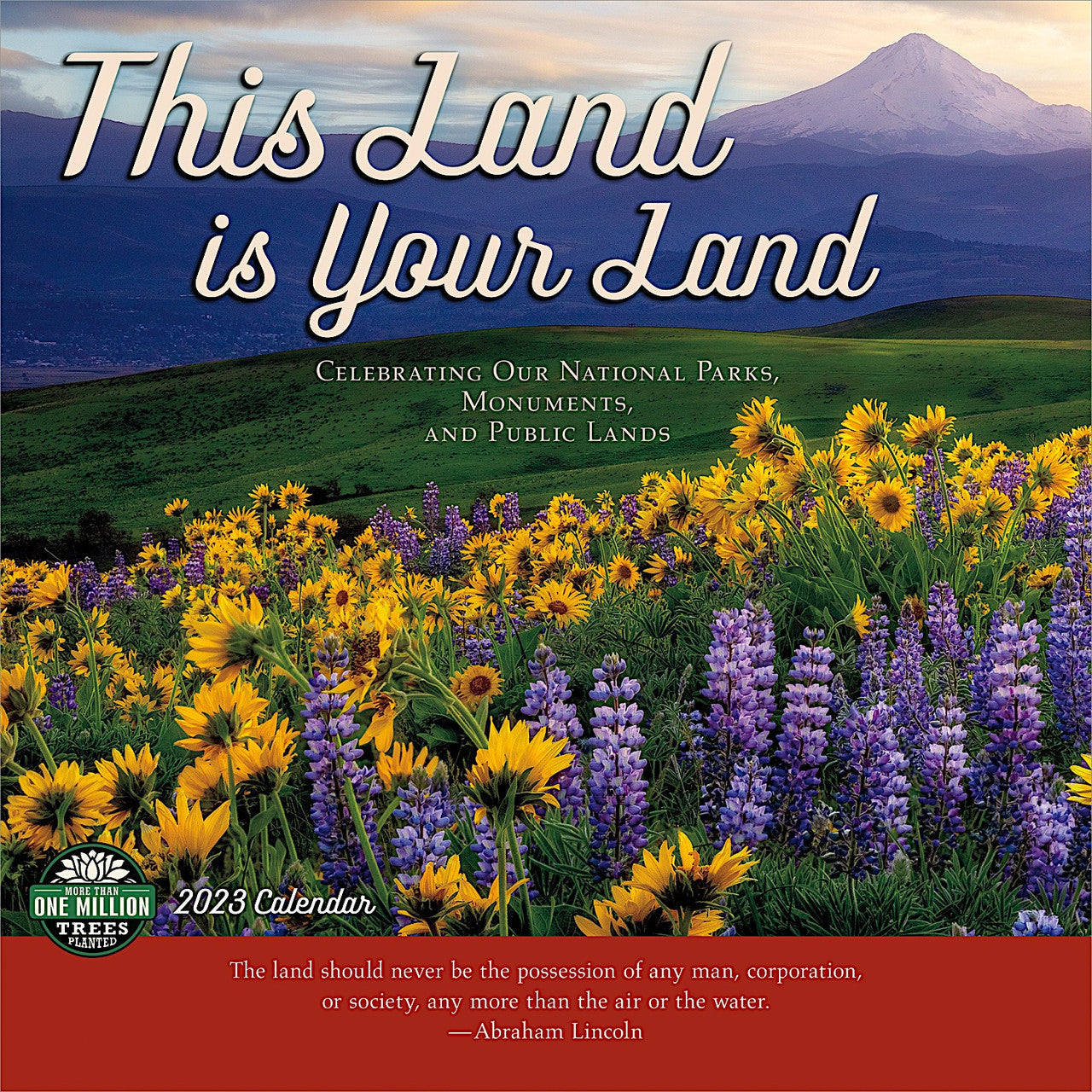 2023 This Land Is Your Land - Square Wall Calendar