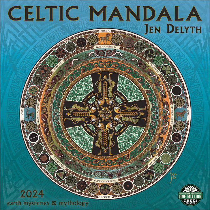 2024 Celtic Mandala - Square Wall Calendar