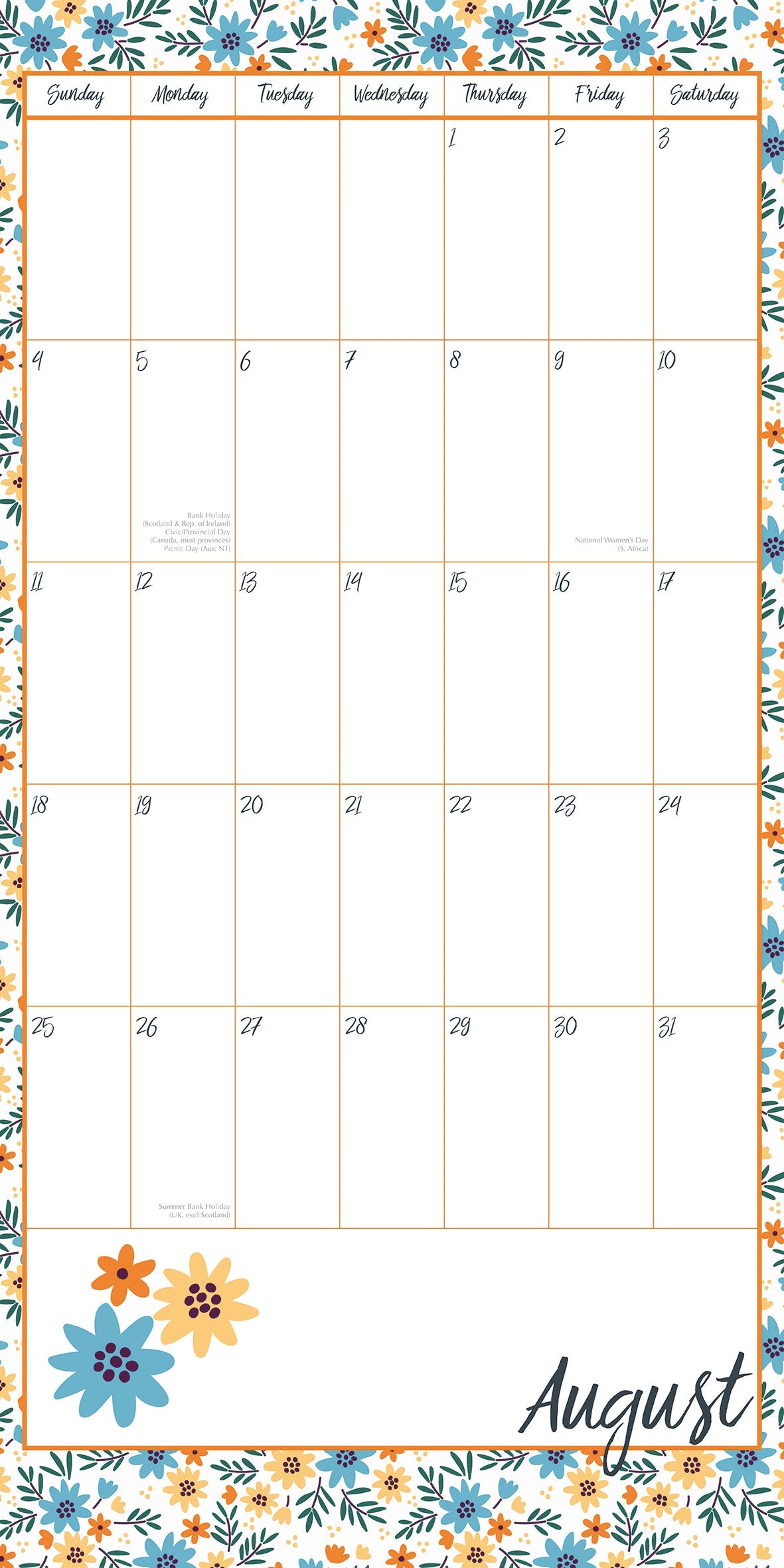 2024 Mum's Organiser - Square Wall Calendar