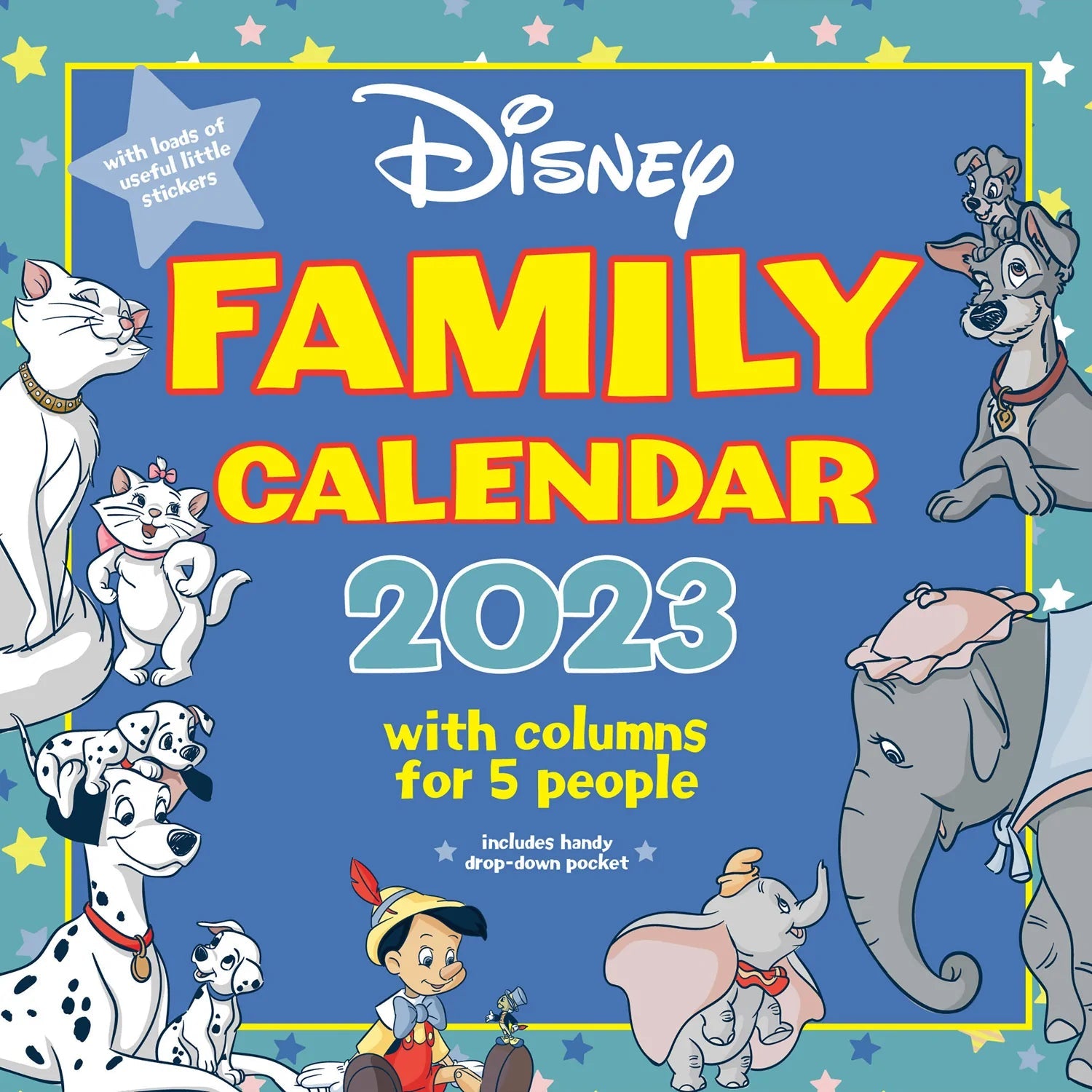 2023 Disney Family - Square Wall Calendar