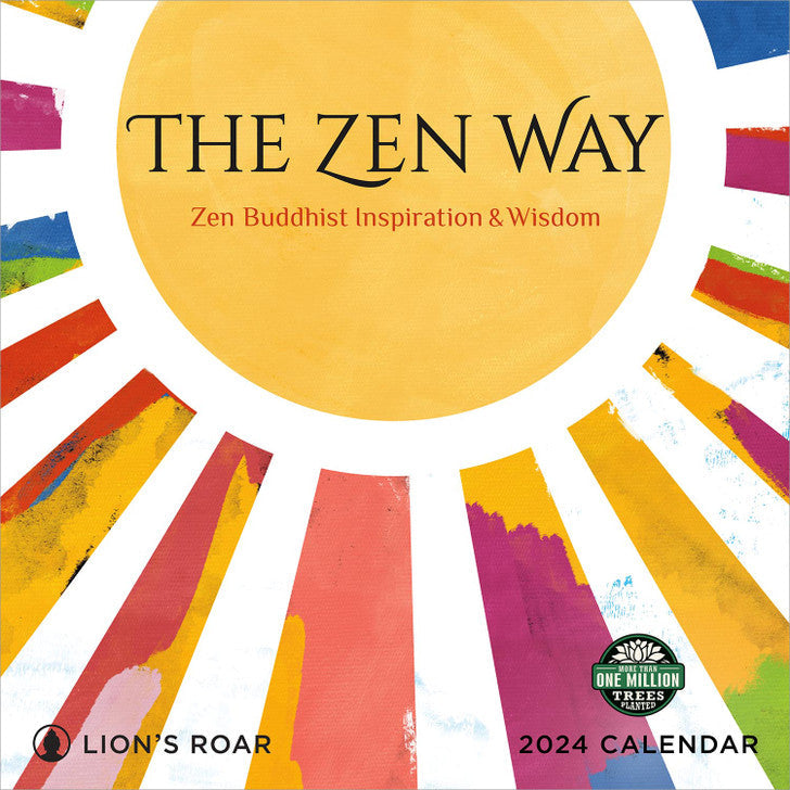 2024 The Zen Way - Square Wall Calendar