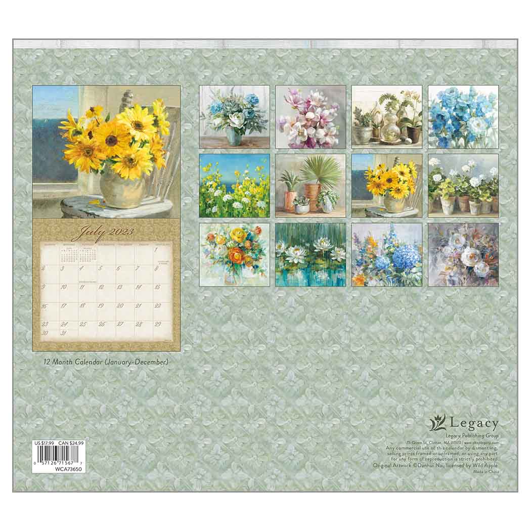 2023 LEGACY Tranquility - Deluxe Wall Calendar