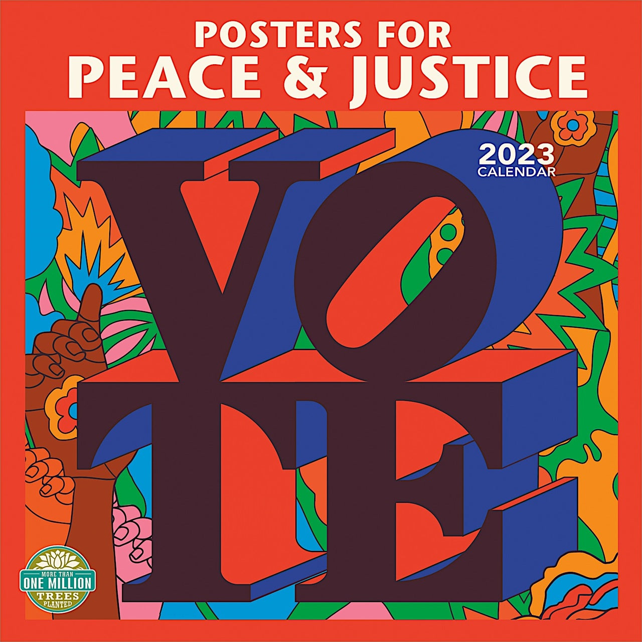 2023 Posters For Peace & Justice - Square Wall Calendar