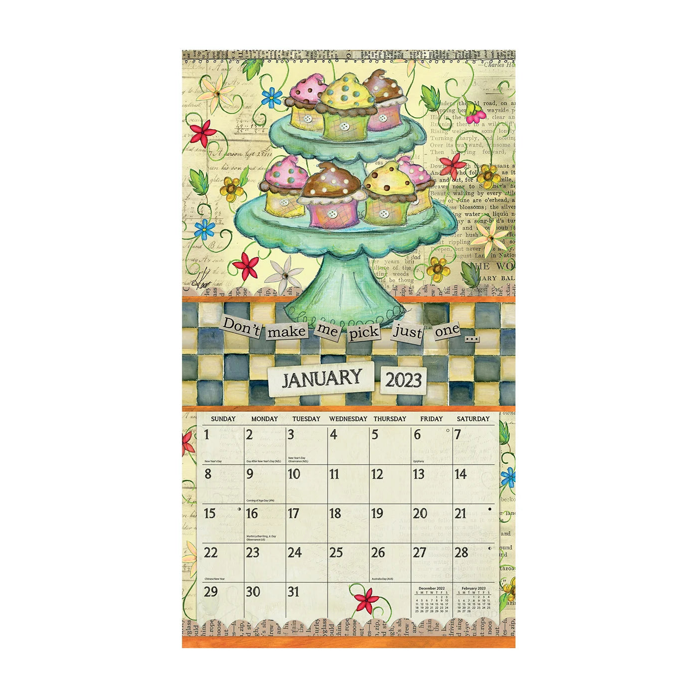 2023 LANG Color My World by Lisa Kaus - Deluxe Wall Calendar
