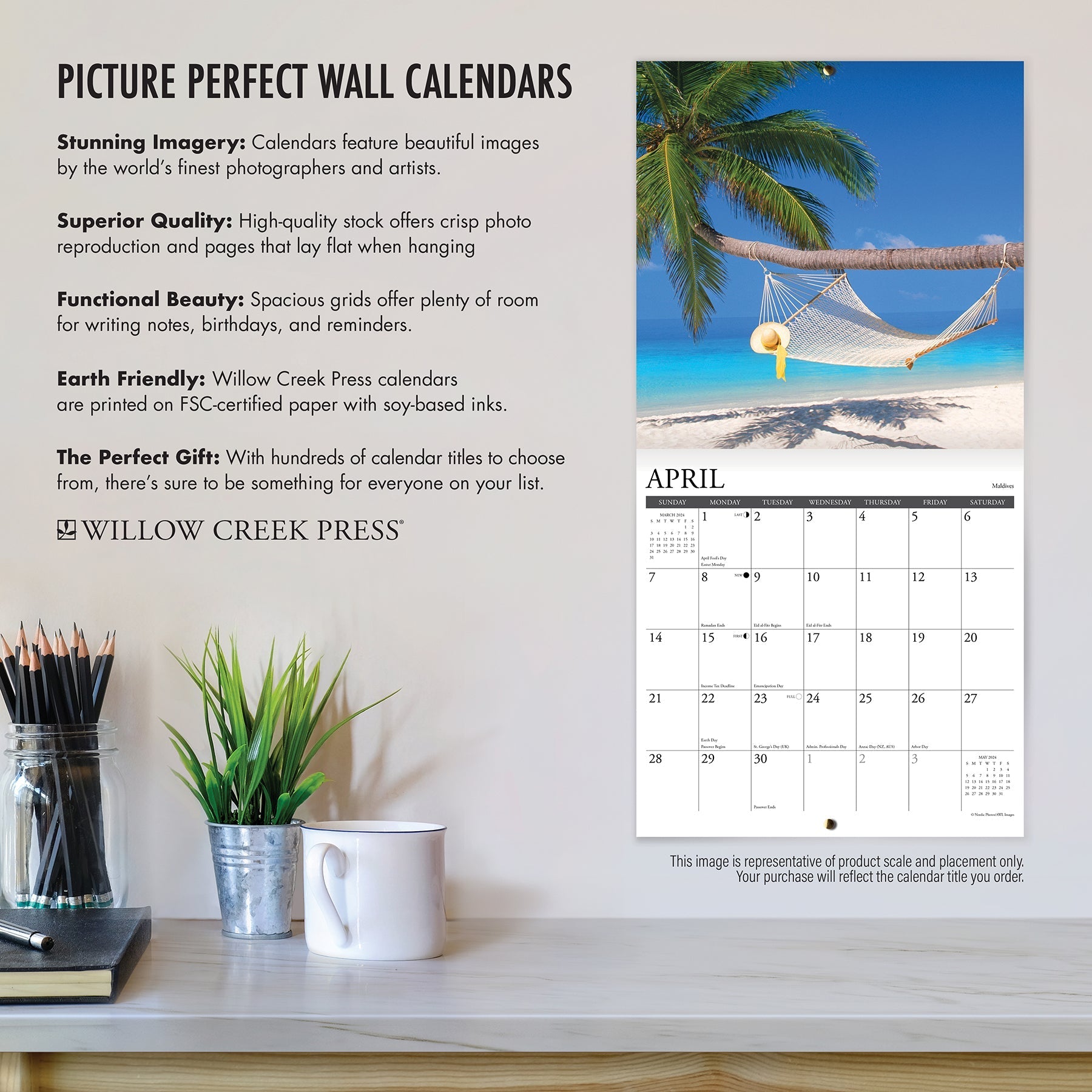 2024 Extreme Weather - Square Wall Calendar US