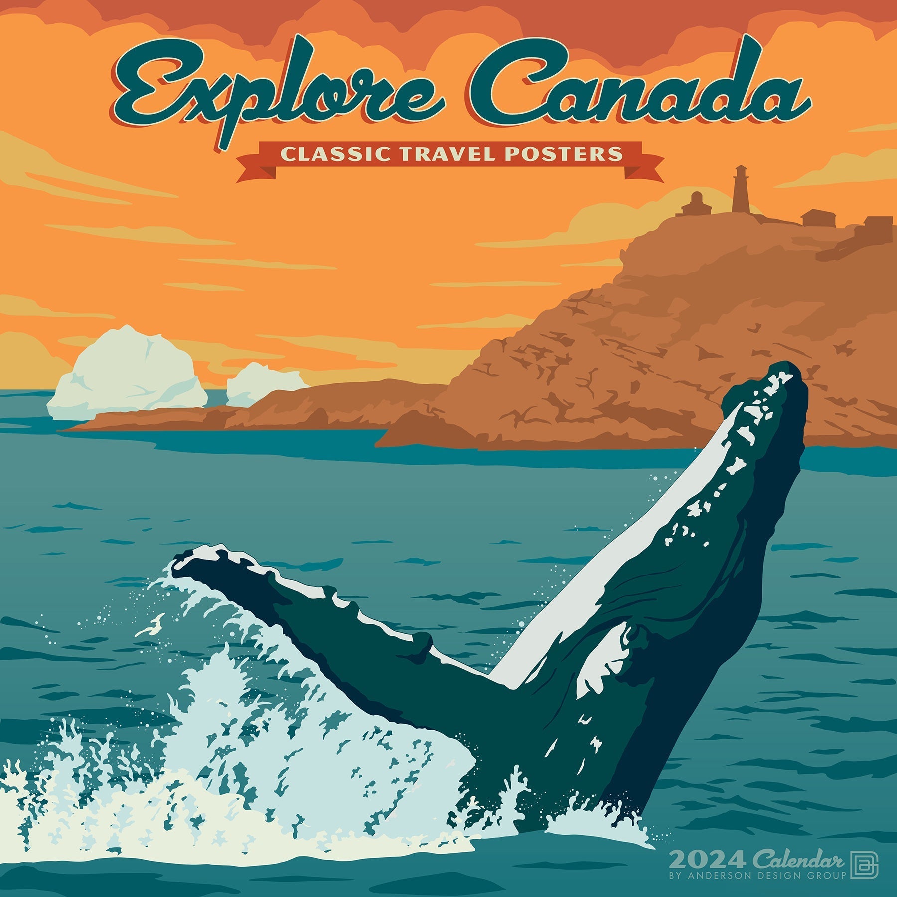 2024 Explore Canada (ADG) - Square Wall Calendar US