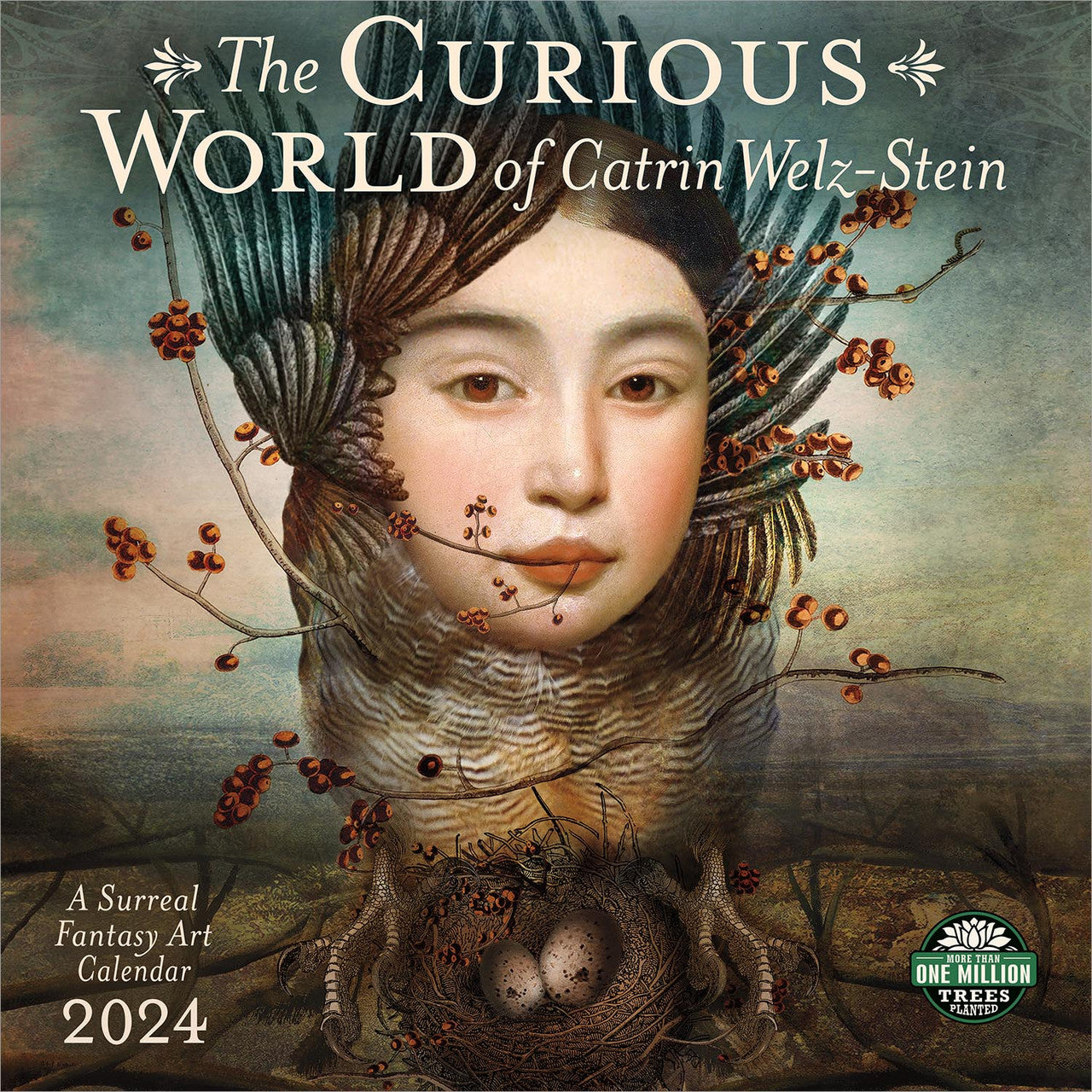 2024 The Curious World of Catrin Welz-Stein - Square Wall Calendar
