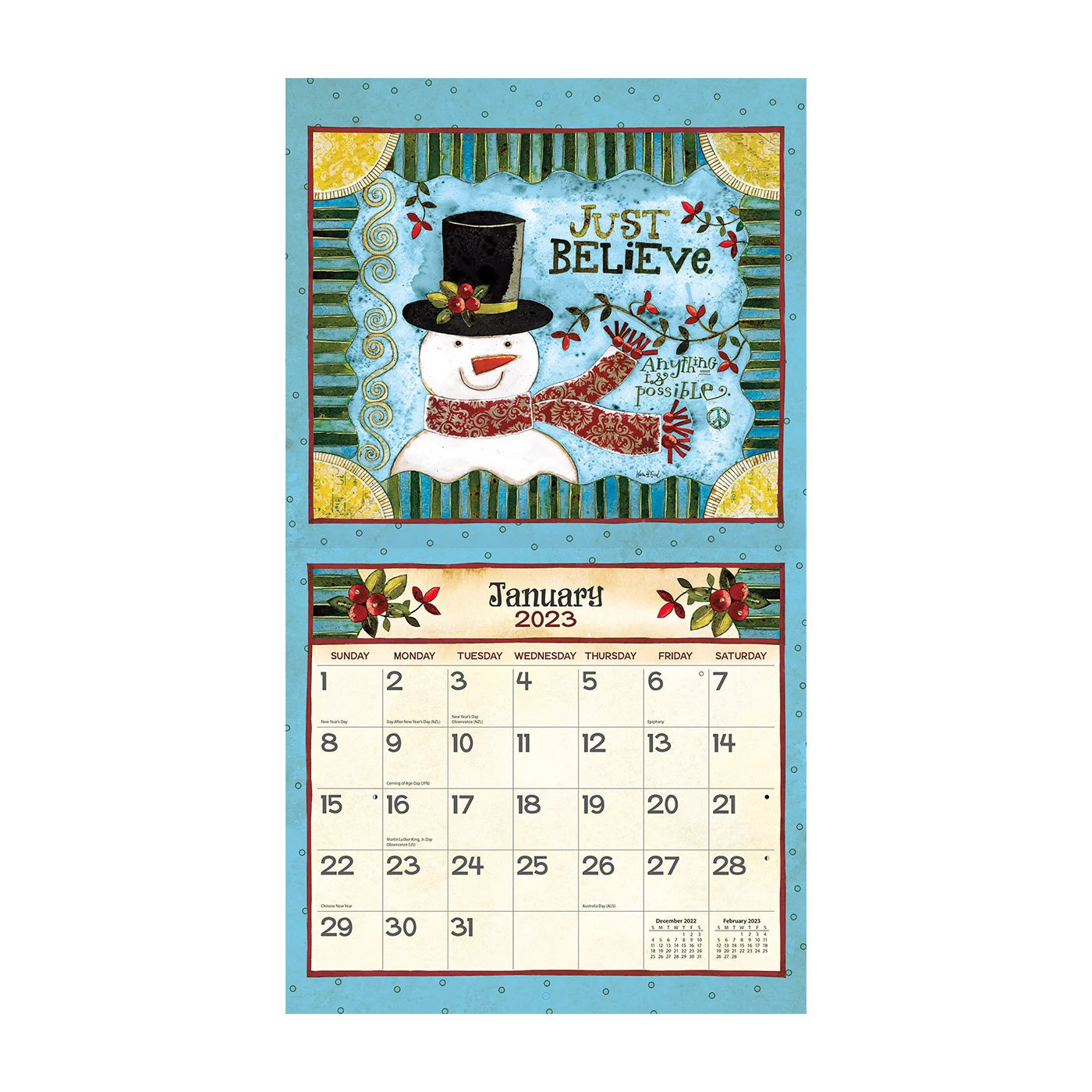 2023 LANG Simple Life by Karen H Good - Deluxe Wall Calendar