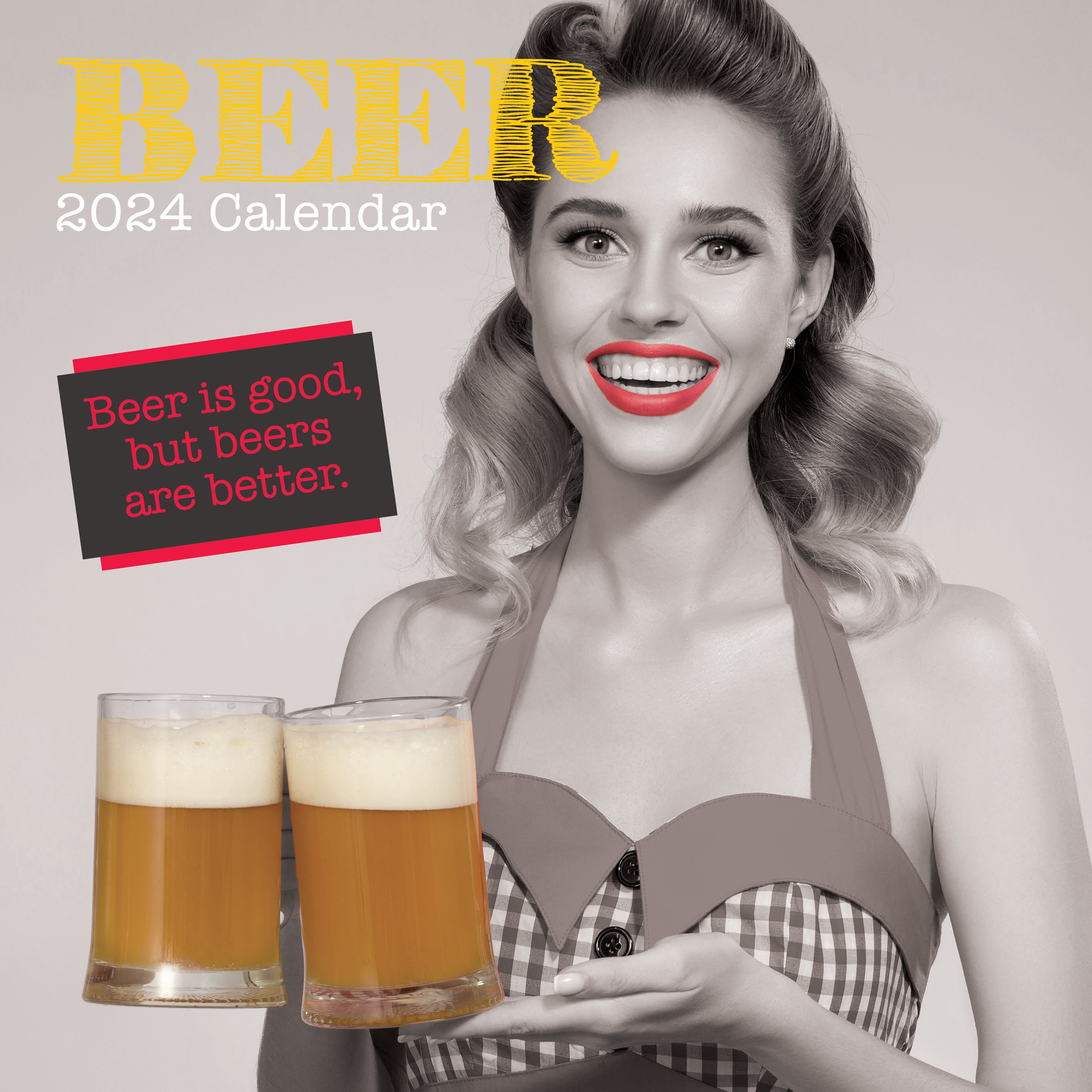 2024 Beer - Square Wall Calendar