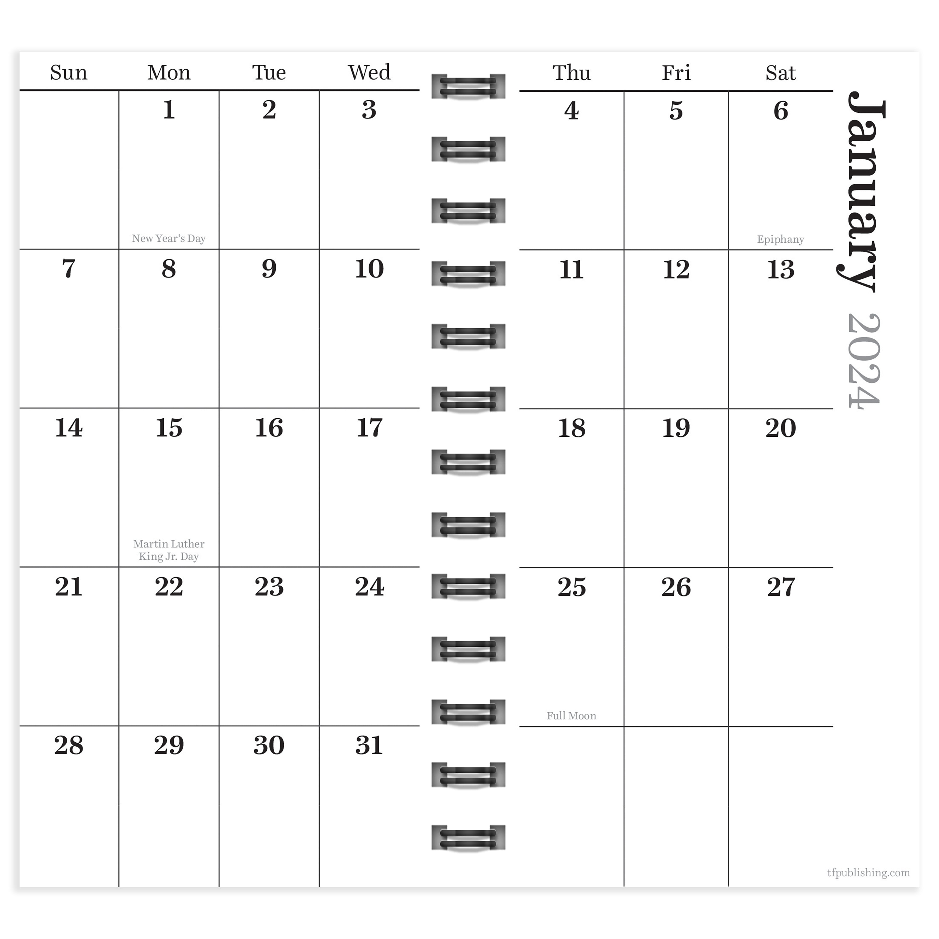 2024 Daisy Days - Small Weekly, Monthly Diary/Planner US