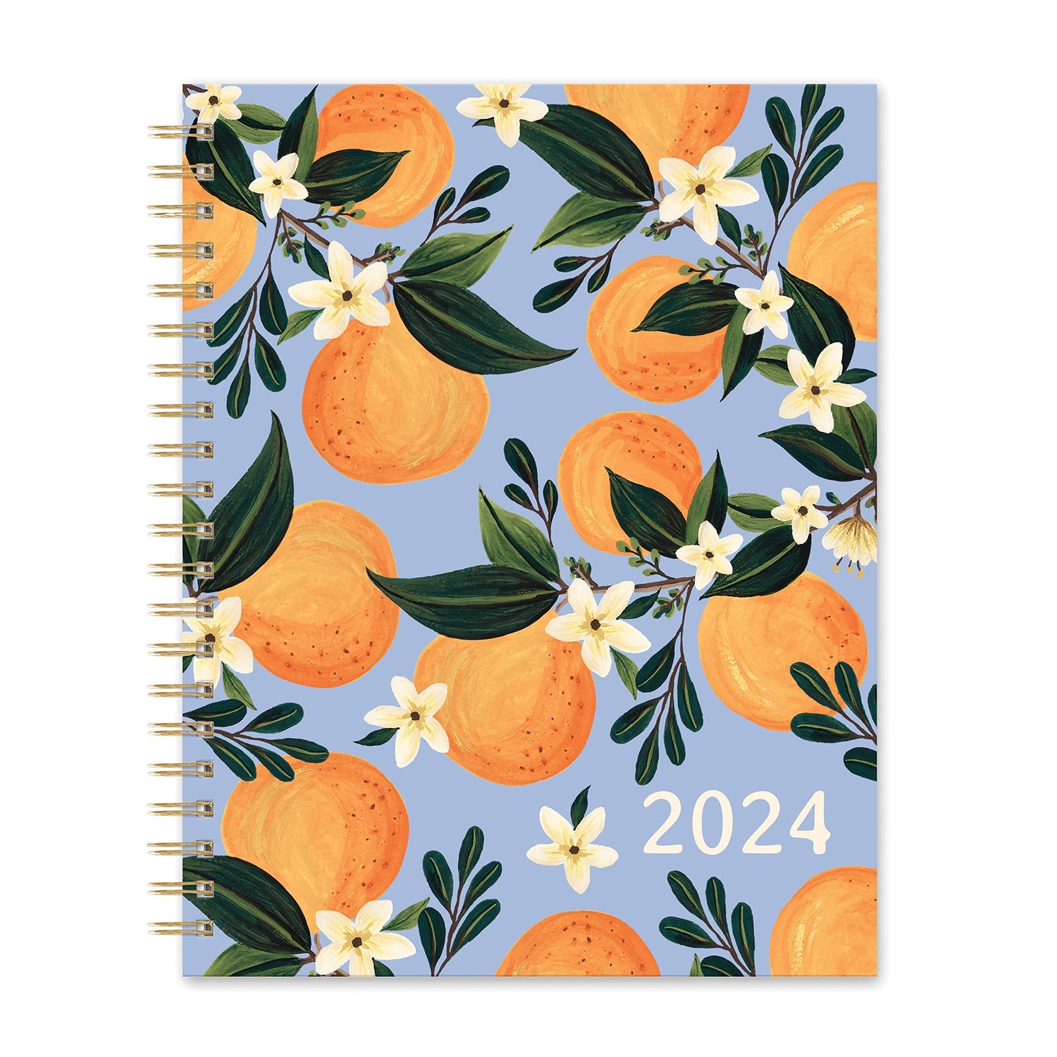 2024 Fruit & Flora - XL Spiral Monthly & Bi-Weekly Diary/Planner