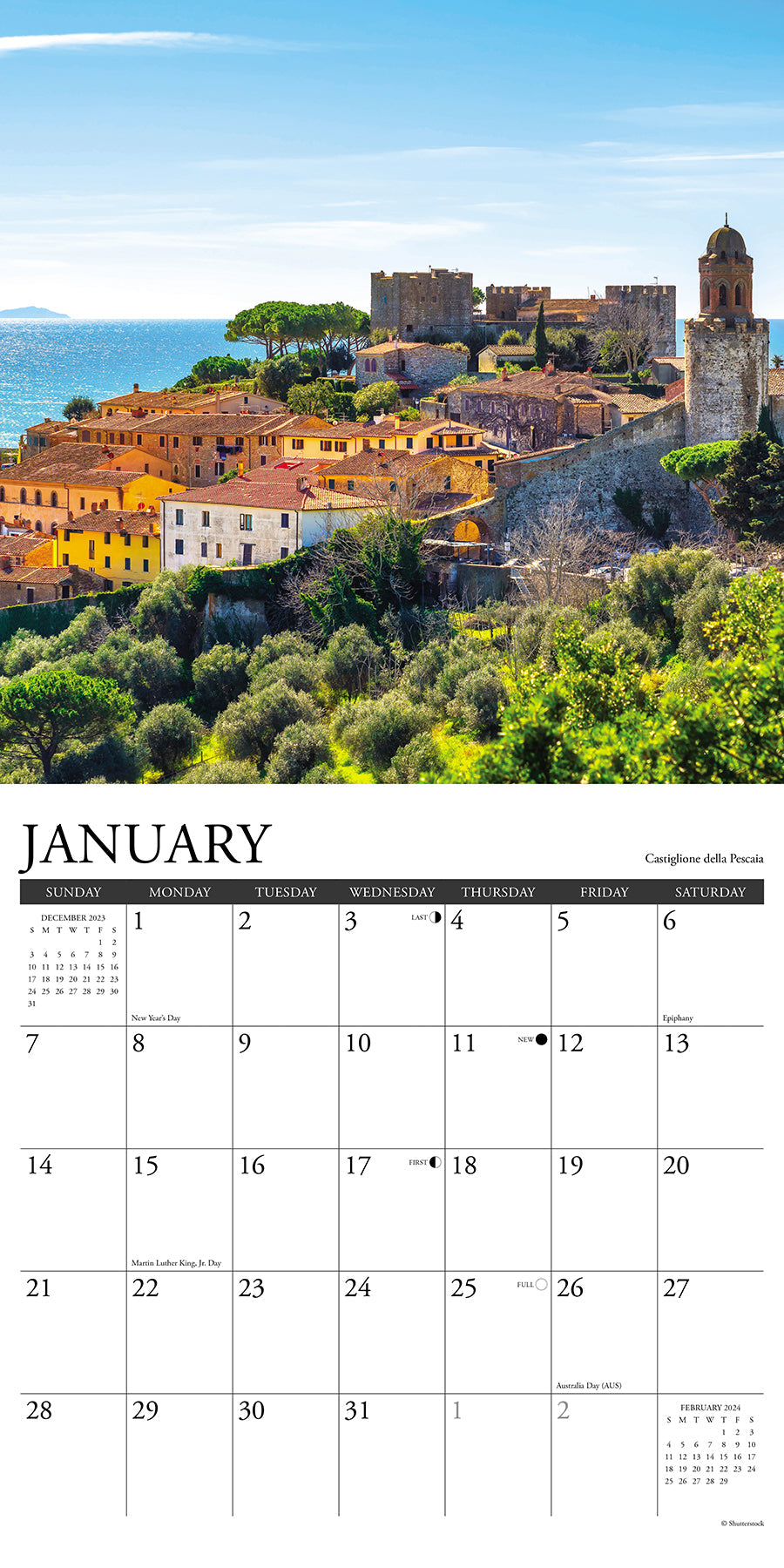 2024 Tuscany (by Willow Creek) - Square Wall Calendar US