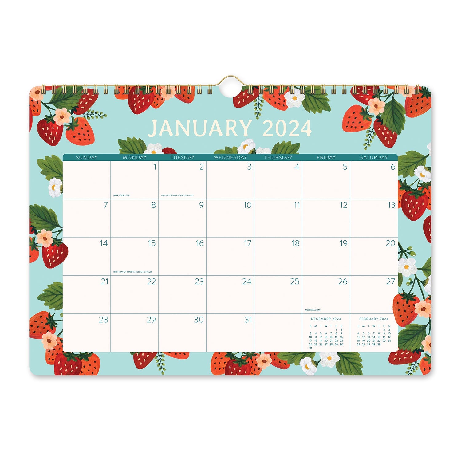 2024 Fruit & Flora - Deluxe Wall Calendar