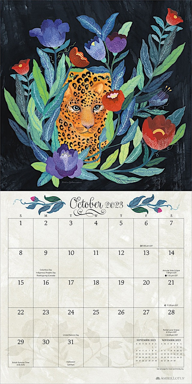2023 Flora And Fauna - Square Wall Calendar