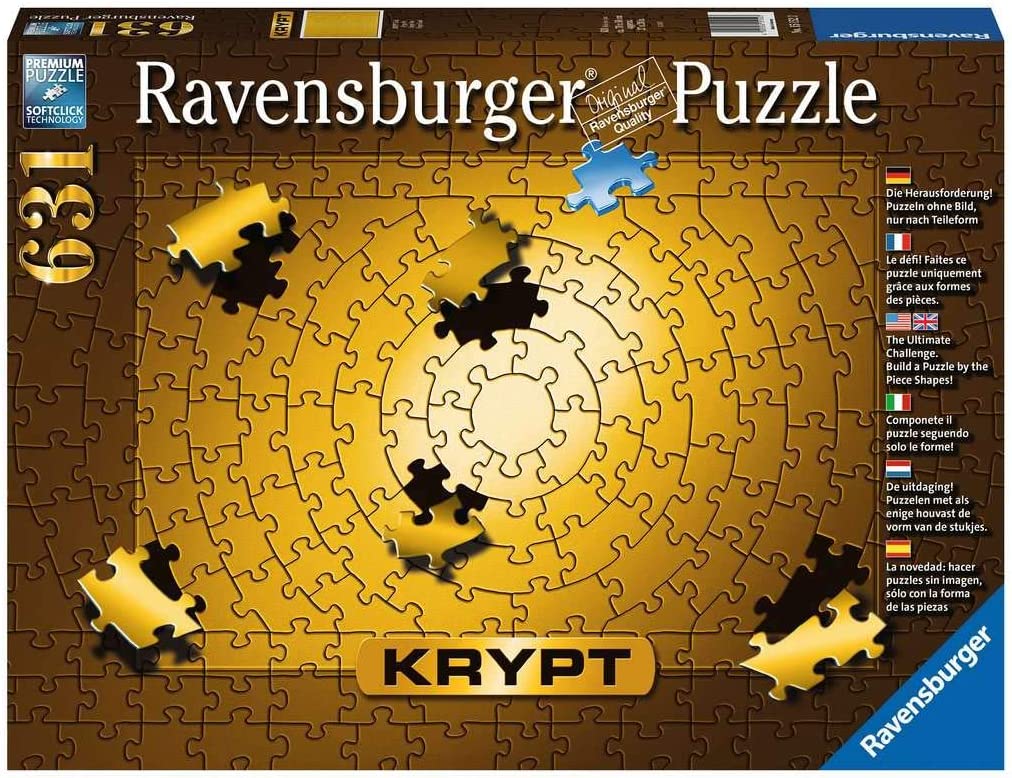 Ravensburger - KRYPT Gold Spiral 631 Pieces - Jigsaw Puzzle