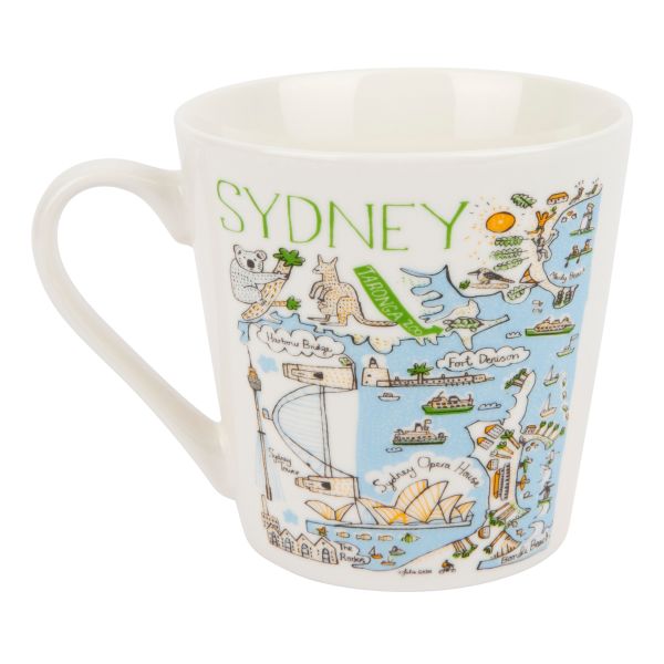 Sydney New Bone China Cup by Julia Gash - Mug