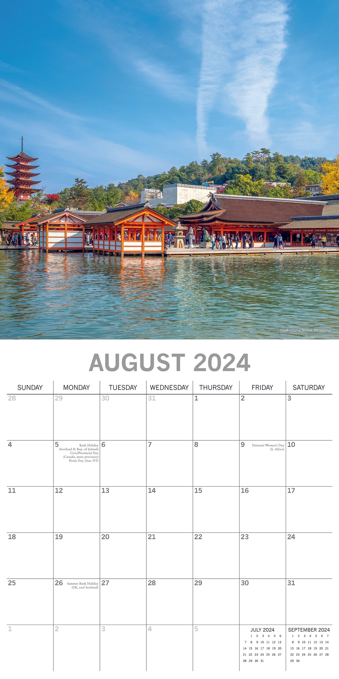 2024 Japan - Square Wall Calendar