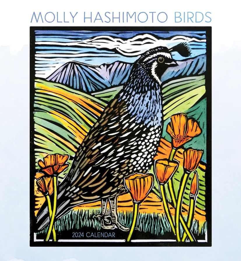 2024 Molly Hashimoto: Birds - Square Wall Calendar  SOLD OUT