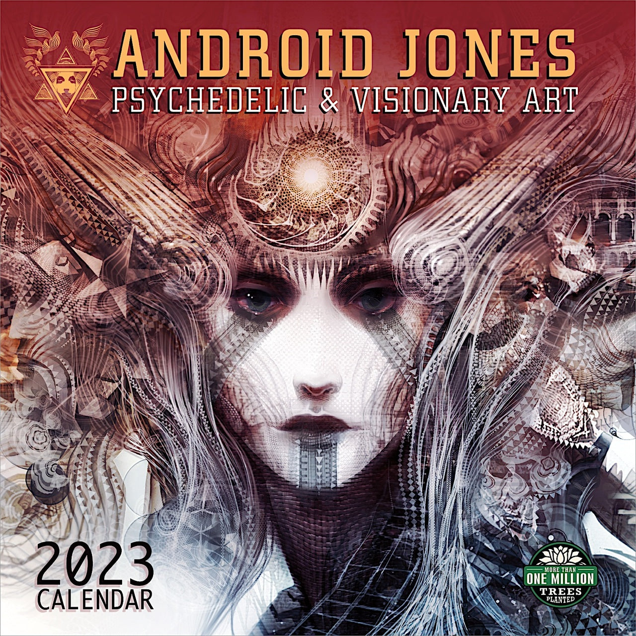 2023 Android Jones - Square Wall Calendar