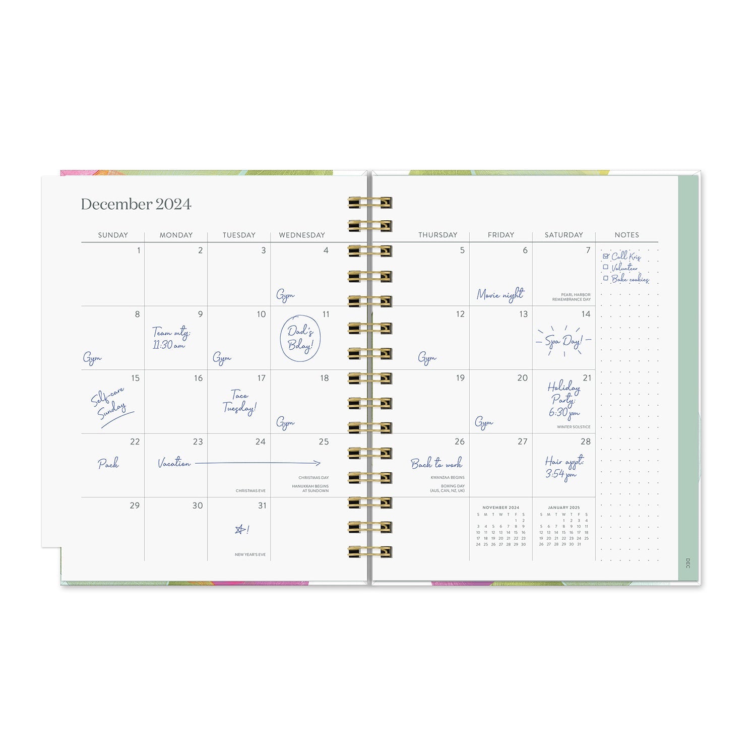 2024 Fresh Start - Monthly & Weekly Edie Tabbed Diary/Planner  SOLD OUT