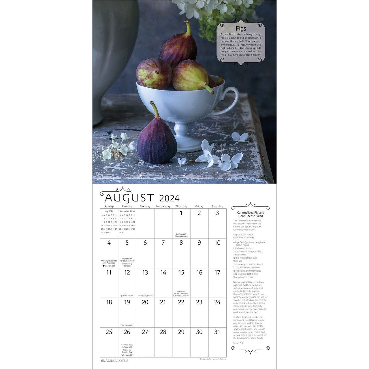 2024 Super Foods - Square Wall Calendar