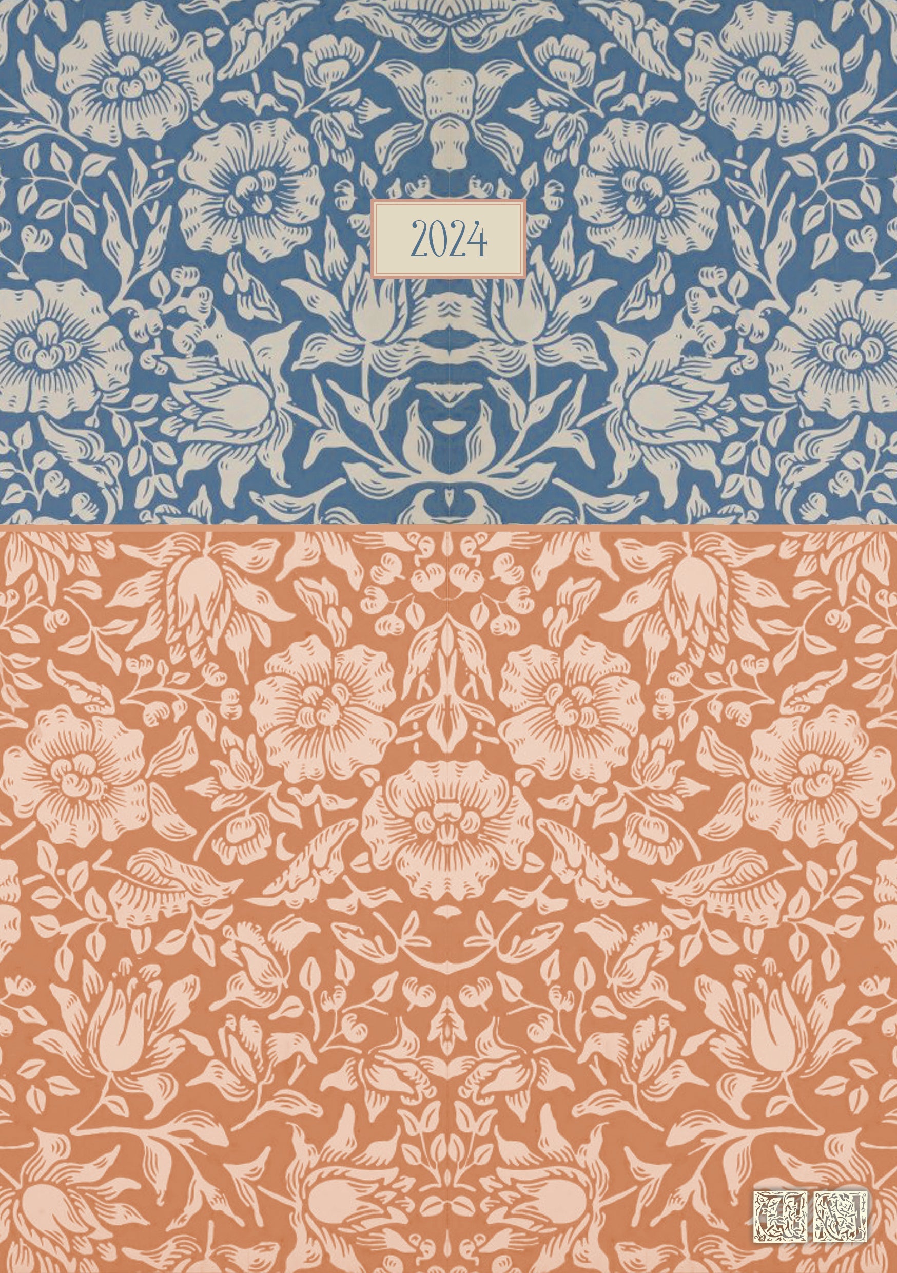 2024 William Morris - Mallow - Weekly Diary/Planner