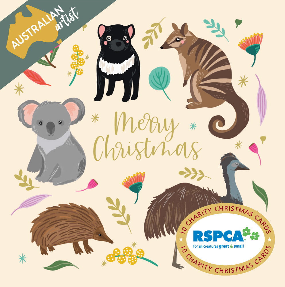 RSPCA - Christmas Animals - Charity Christmas Card Pack