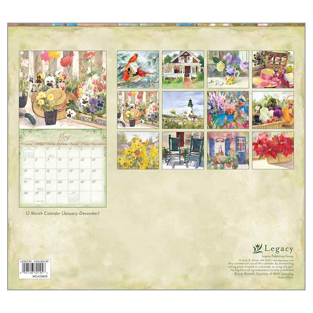 2023 LEGACY Judy Buswell - Deluxe Wall Calendar