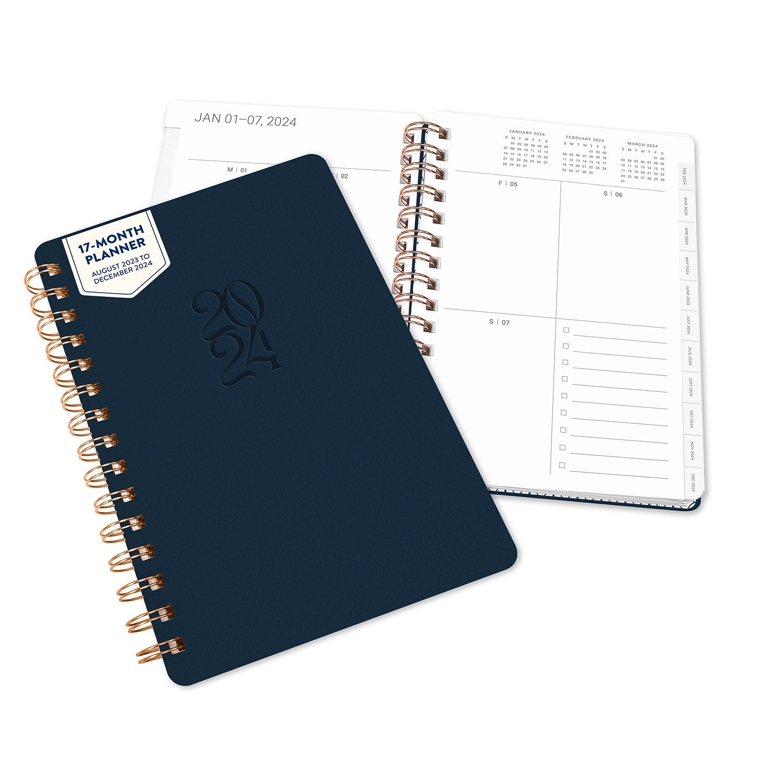 2024 Cambridge Blue - Agatha Monthly & Weekly Diary/Planner