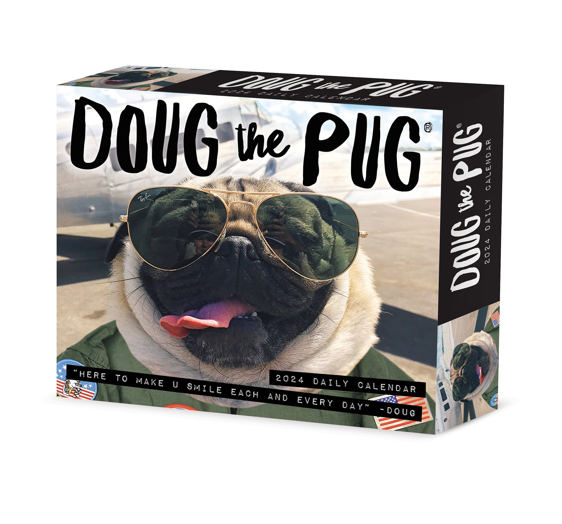 2024 Doug the Pug - Daily Boxed Page-A-Day Calendar US