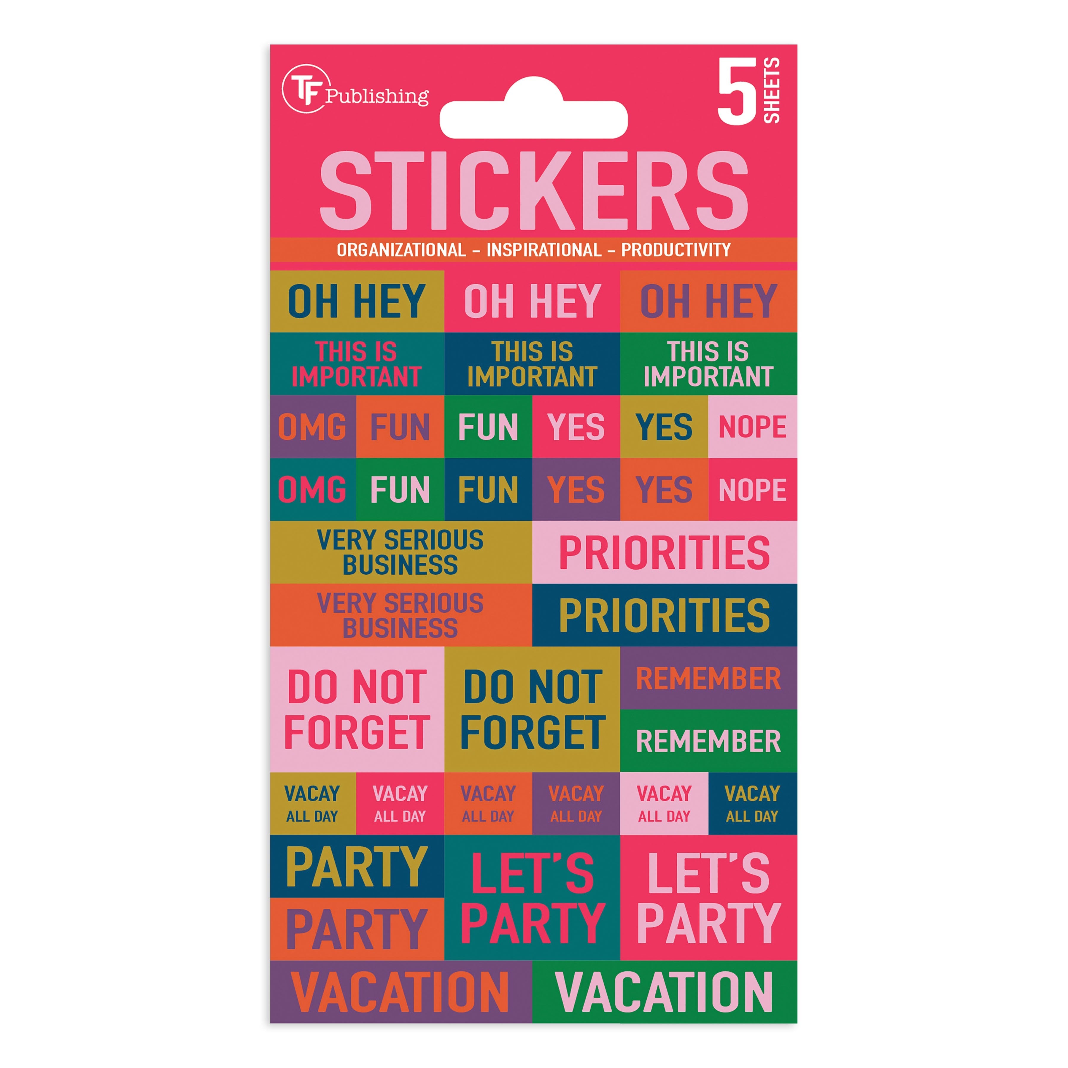 In Any Event Planning Sticker Pack - Calendar Accessories US