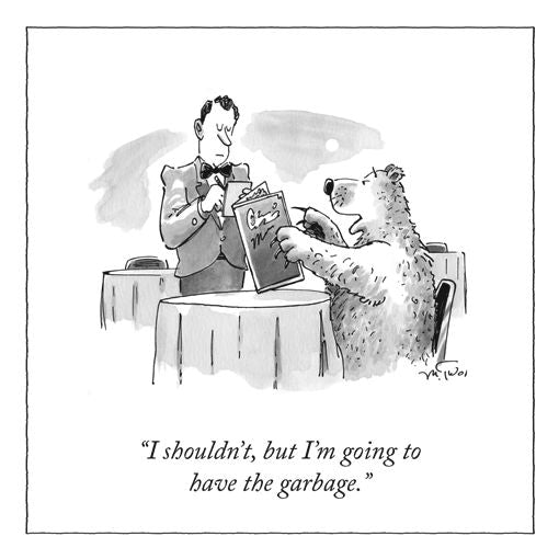I'll Have The Garbage (By New Yorker) - Flex Magnet